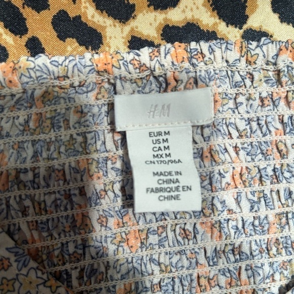 H&M Floral Cropped Puff Long Sleeve - Picture 3 of 5